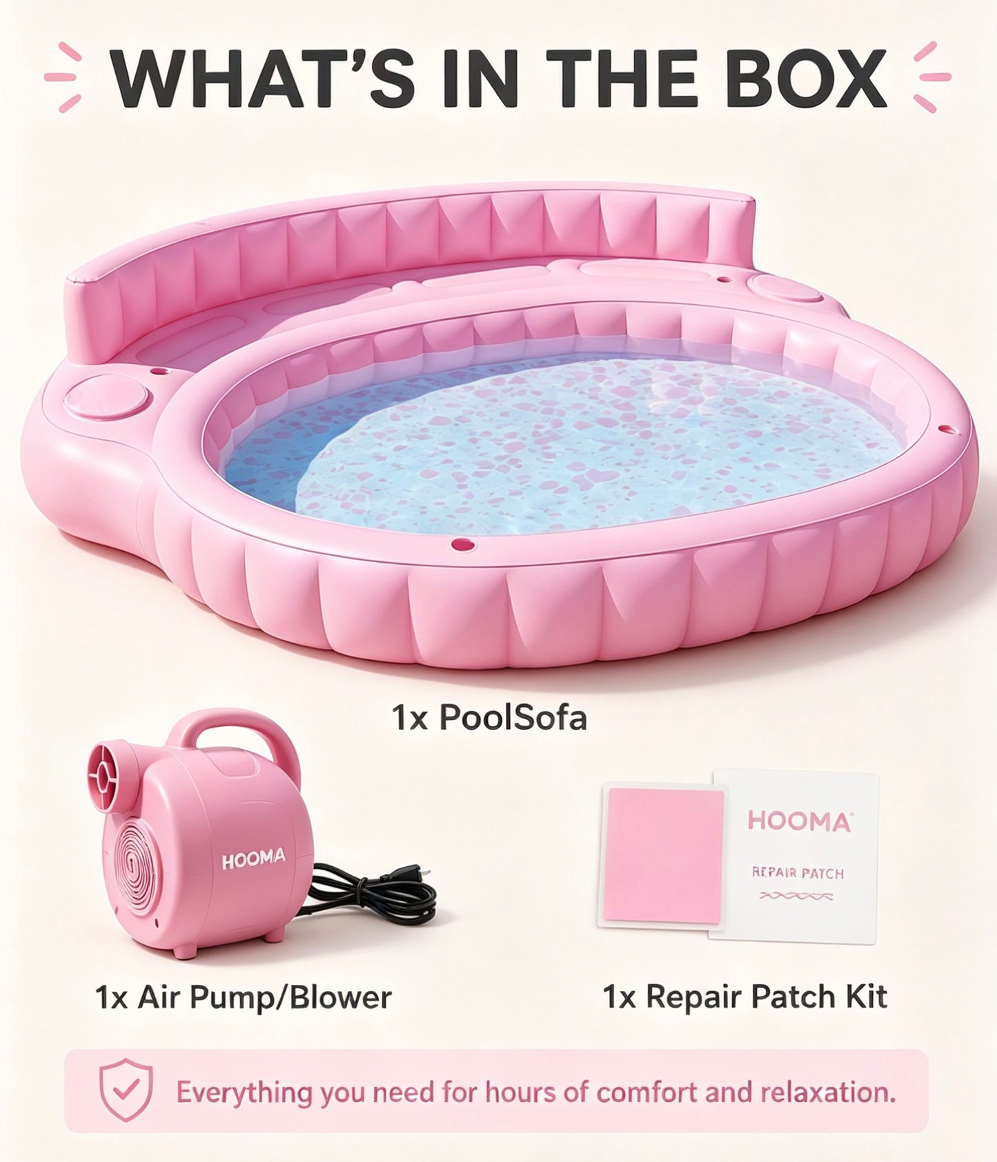 Outdoor Inflatable Lounge Pool Sofa