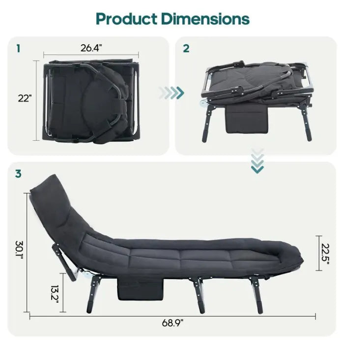 Versatile 3‑in‑1 Sofa Bed: Lounge, Sit, Sleep Anywhere