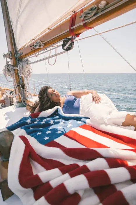 Flag Throw Blanket, Soft Warm Blanket for Sofa, Bed & Travel