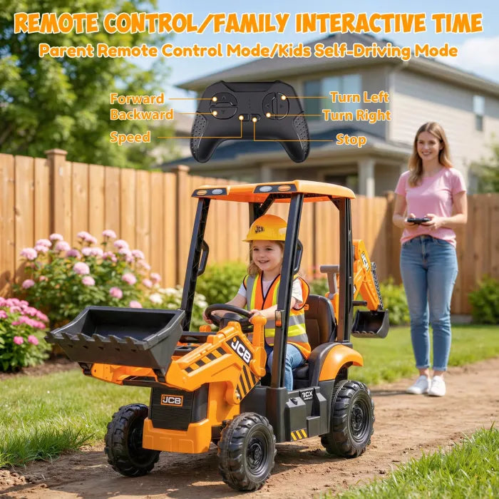 Kids Ride-On Construction Digger Toy Car