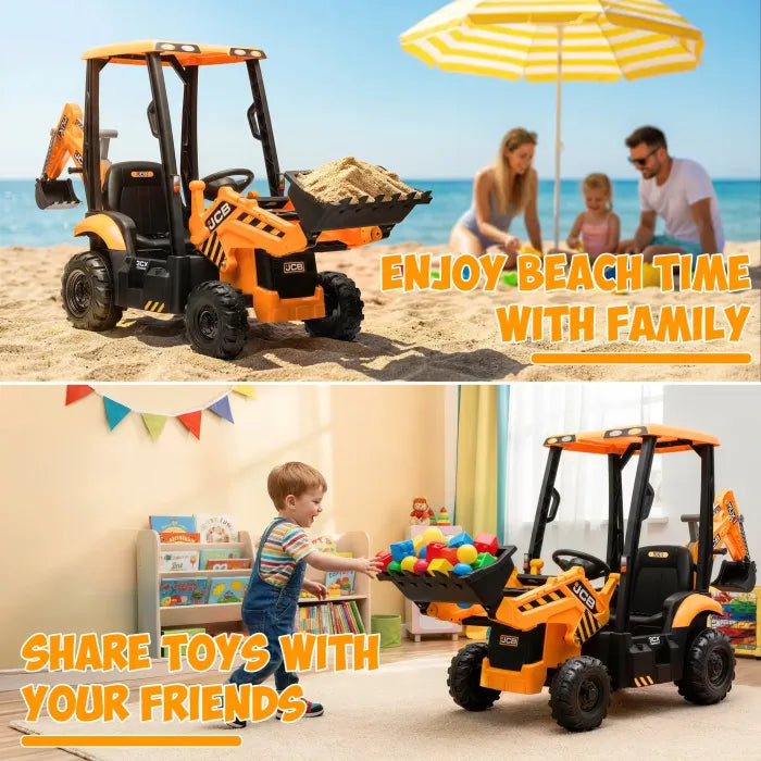 Kids Ride-On Construction Digger Toy Car