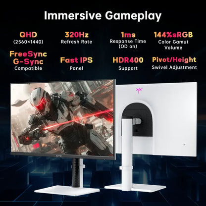 🖥️ 27 Inch QHD HDR400 Gaming Display