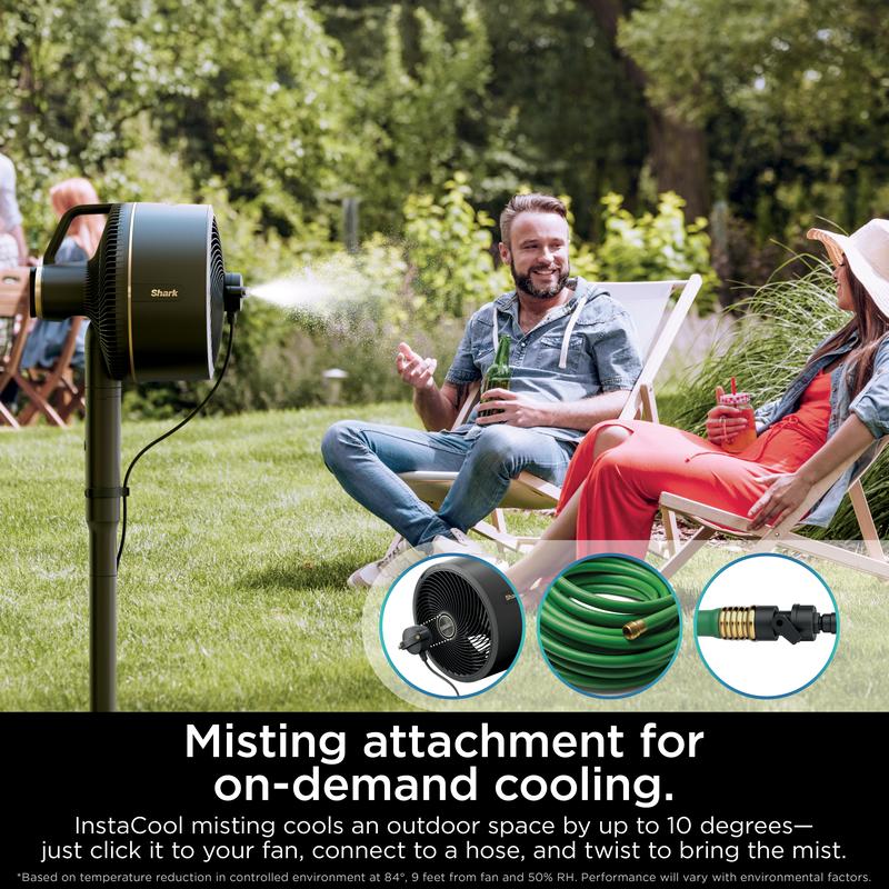 Portable FlexBreeze Misting Fan with Instant Cooling - FA222