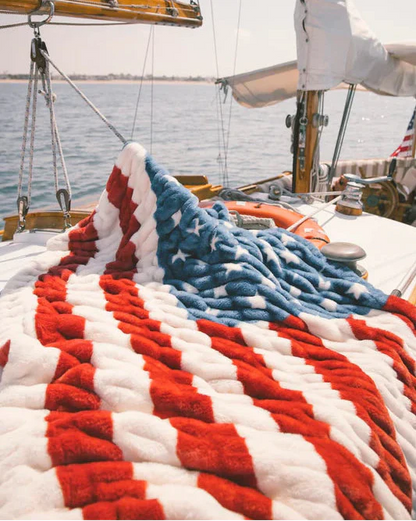 Flag Throw Blanket, Soft Warm Blanket for Sofa, Bed & Travel