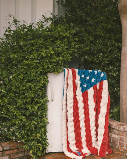 Flag Throw Blanket, Soft Warm Blanket for Sofa, Bed & Travel